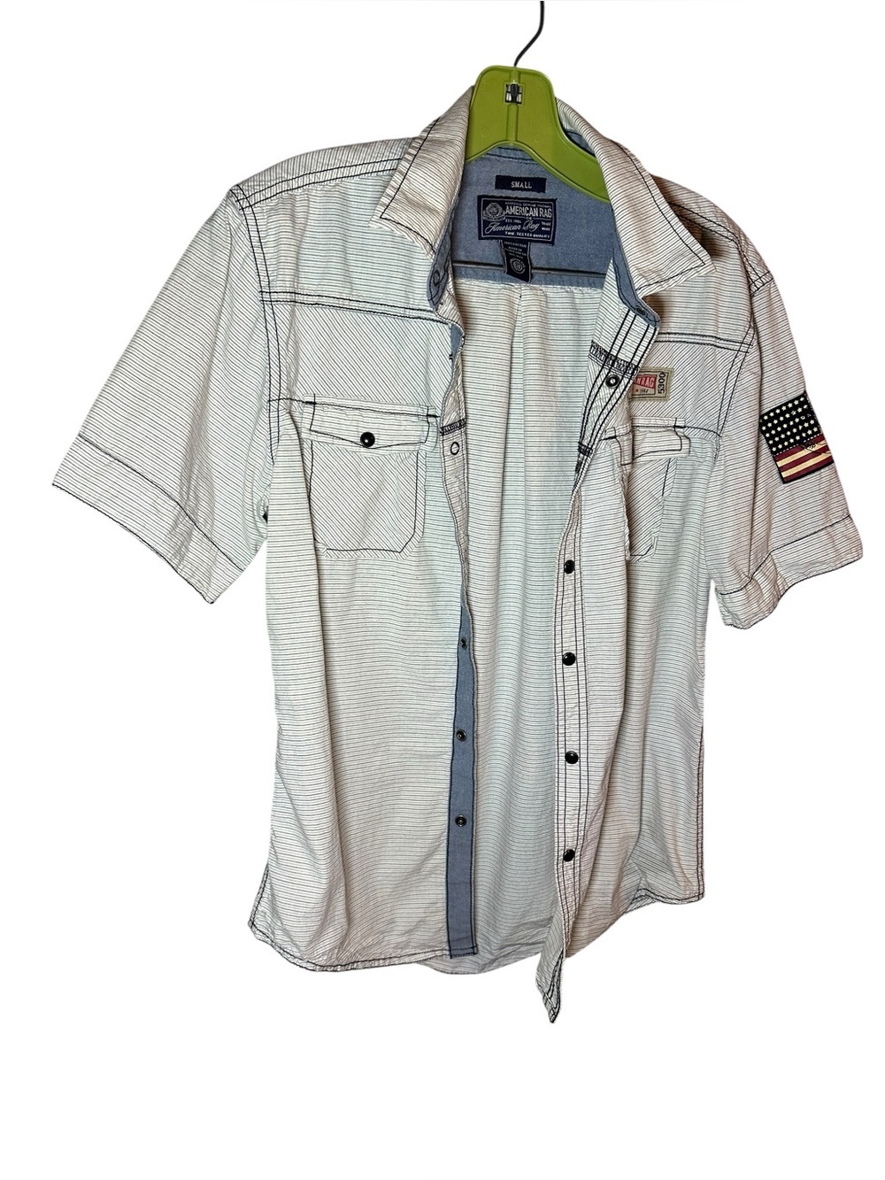 American Rag Mens Button up T Shirt size Small​ - Picture 3 of 7